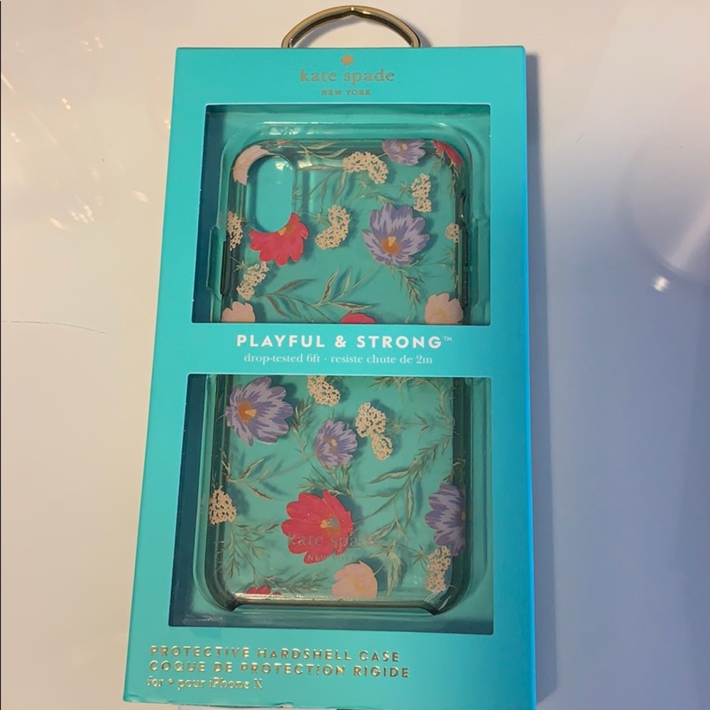 Kate Spade iPhone X Hardshell floral case